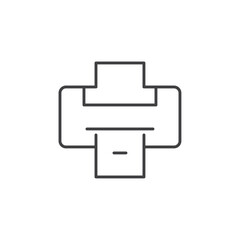 Printer icon Vector logo set flat