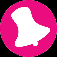 icone pinterest cor rosa /pinterest icon  pink color