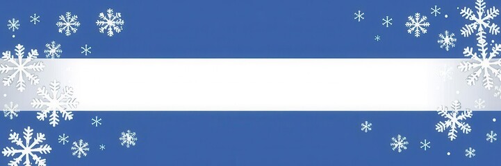 Christmas card design featuring a delicate snowflake border in a vector illustration, Christmas, design, winter