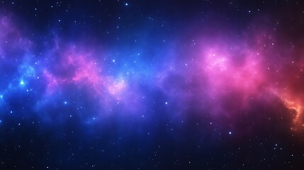 Obraz premium Celestial Nebula Cosmic Dust and Starscape