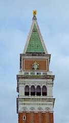 Campanile of San Marco, Venice, Italy, canals, St. Mark's Square 