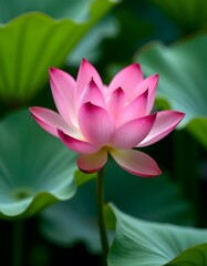 Obraz premium pink lotus flower