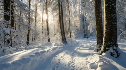 Winter magic: snowy landscapes, mountains, forests, frozen lakes, and cozy cabins &mdash; a fairytale of nature in every moment.