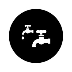 water faucet icon vectors illustration symbol design