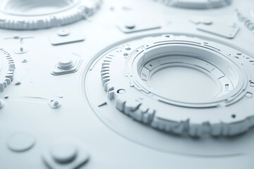 Abstract Futuristic Technology Design