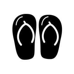 flip flops isolated on white background