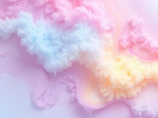 soft fluffy pastel colors melting into each other creating a dreamy background, fluffy, pastel