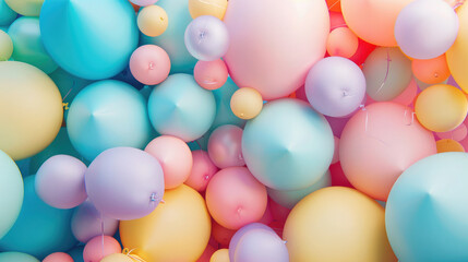 colorful balloons background