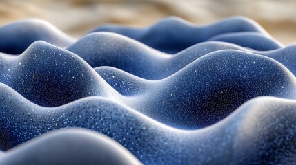 A futuristic 3D-rendered digital background with glowing particles moving across, symbolizing the complexity and technological advancement of big data and digital innovation.