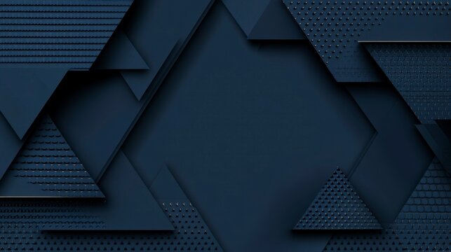 A dark blue corporate abstract background featuring looping animated gradient geometric shapes, perfect for illustrating modern business concepts and professional digital environments.