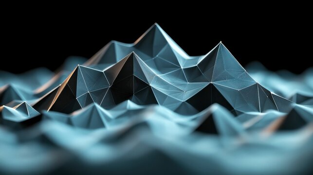 A smooth, dark blue corporate abstract background featuring animated gradient geometric shapes, symbolizing innovation, growth, and professionalism in a corporate setting.