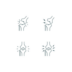 Spinal cord vector icons. Spine icon set. Simple set of spine vector icons. Vector spine icons. Human bone