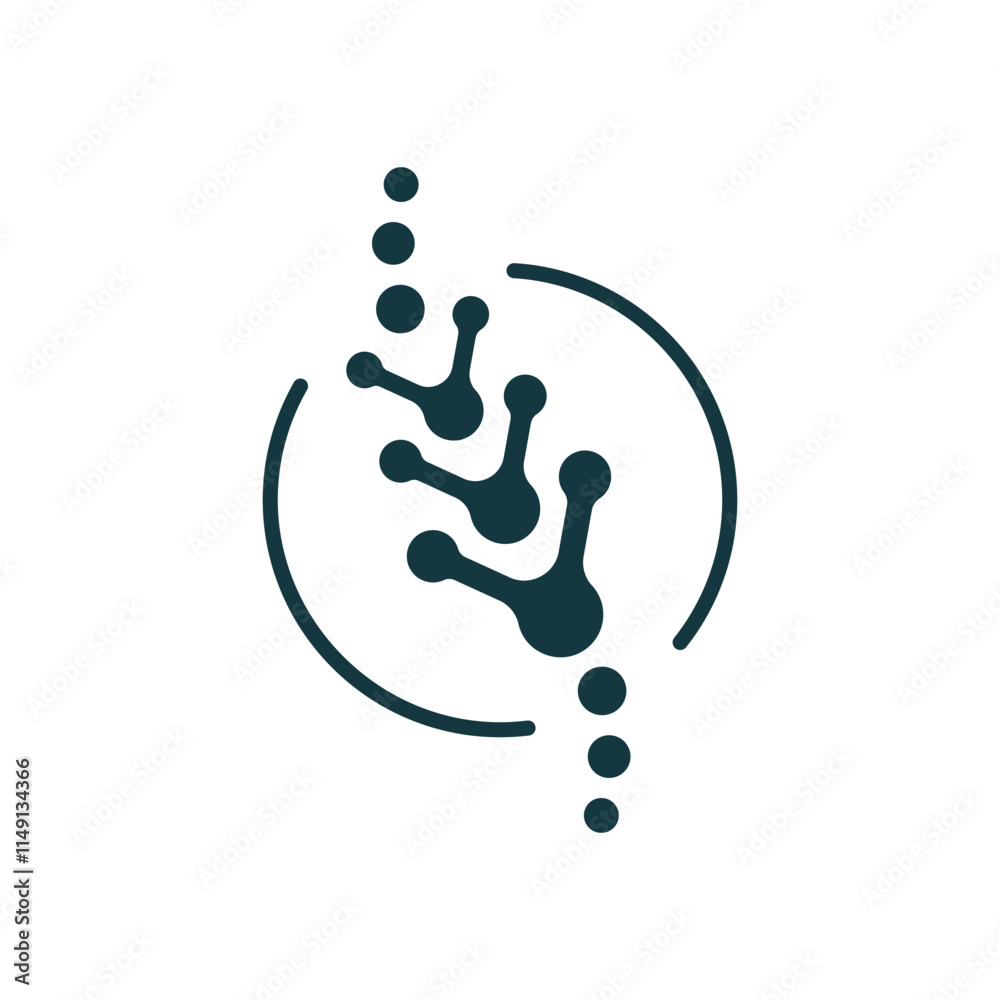 Wall mural spinal cord vector icons. spine icon set. simple set of spine vector icons. vector spine icons. huma