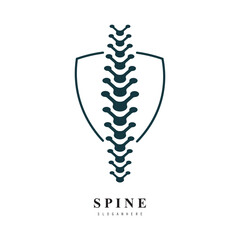 Spinal cord vector icons. Spine icon set. Simple set of spine vector icons. Vector spine icons. Human bone