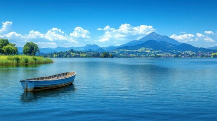 Obraz premium A panoramic view of the Areuse River winding through the NeuchÃ¢tel Jura in Switzerland, showcasing the picturesque Swiss landscape with lush foliage and crystal-clear waters.