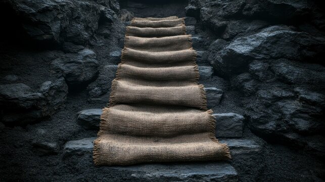 Rustic art design with natural textures like weathered wood, burlap, and stone, creating a timeless background that adds a cozy, handcrafted feel to advertisement designs.