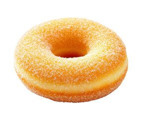 Glazed sugar donut with a soft texture