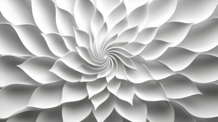 White abstract geometric pattern with a sleek, modern design, suitable as a background for technology, business, or innovation-focused presentations or creative digital content.