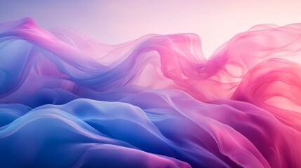 Fototapeta premium A soft gradient background blending pale pink and blue tones with smooth transitions.