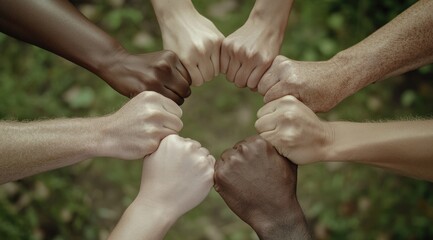 Human connection, highlighting an NGO mission, blending symbolism of hands with the globe, promoting collaboration, transformative power of collective efforts on global scale.