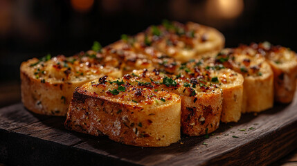 Aromatic Garlic Bread with Golden Crust