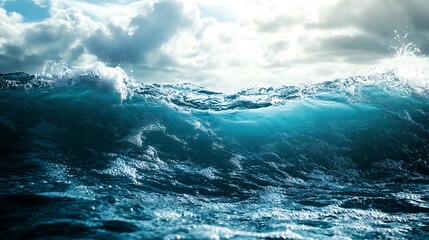 Fototapeta premium Ocean Wave Crashing