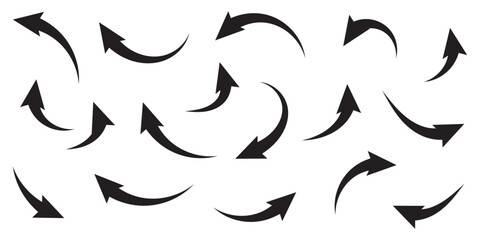 black curved arrow graph png file type for your apps, website, web, UI, logo, designs