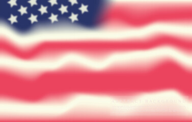 USA Flag Gradient for Abstract Background