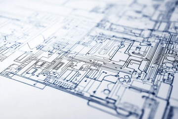 Blueprint of the circuit board