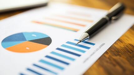 Fototapeta premium Marketing Research and Data Analysis Graphic
