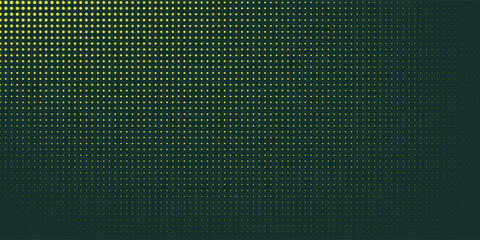 Halftone dots pattern yellow gradient texture with digital technology background. Pop art comic dots with summer background.