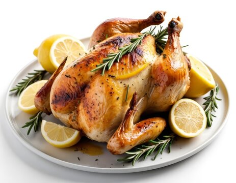 roasted chicken with vegetables