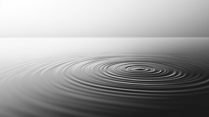 Fototapeta premium Simple water droplets in black and white wallpaper image