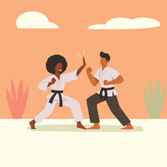 karate fight
