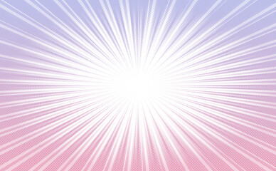 Radial Burst with Dotted Gradient Pattern on a Transparent Background