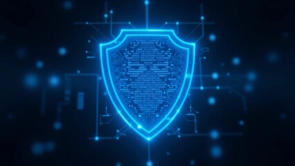Obraz premium Cybersecurity measures protecting data digital environment graphic visualization futuristic technology abstract viewpoint