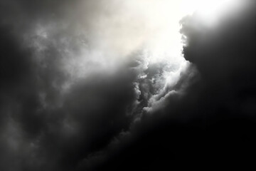 Dramatic Dark Cloud Background Image