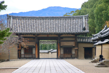 法隆寺・東大門（奈良県・斑鳩町）