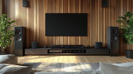 Showcasing immersive audio technology home theatre installation modern living spaces