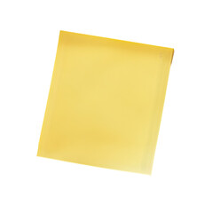 Single Square of Yellow Cheese Slice  Dairy Product  Food Photography