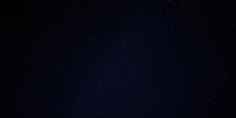 Starry night sky with twinkling stars against a black background, majestic, twinkling, stars