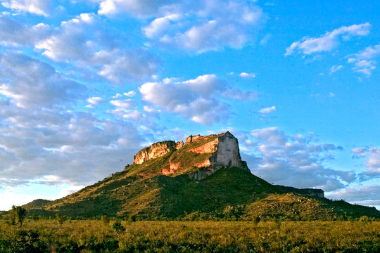 Serra da Catedral no Parque Estadual do Jalap&atilde;o. Tocantins.