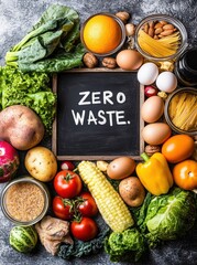 Discover the zero waste philosophy through vibrant, fresh foods and sustainable practices.