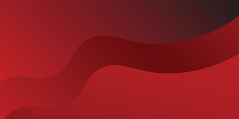 Red abstract background with dynamic shapes art