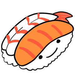 sushi set illustration
