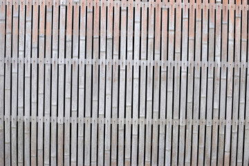 Bamboo wall texture for background.