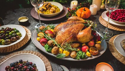 The table reflects the joy of the season and cherished traditions.  