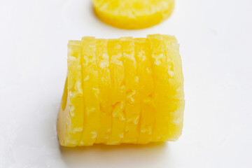 Pineapple fruit, Canned pineapple sliced