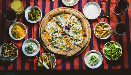 Pizza presentations make every bite special.  