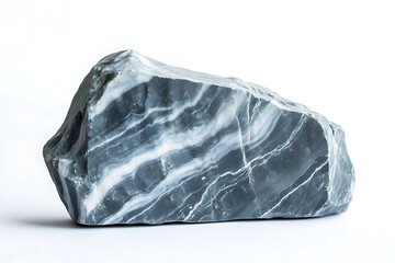 Fototapeta premium stone chalk isolated on white